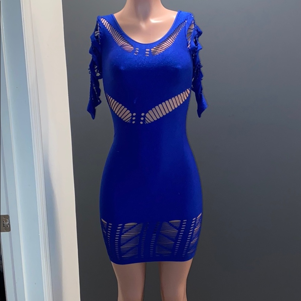 Blue dress